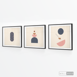 Cargar imagen en el visor de la galería, Tríptico Abstracto Armonía