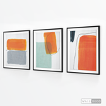 Cargar imagen en el visor de la galería, Tríptico Abstracto Energía