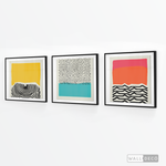 Cargar imagen en el visor de la galería, Tríptico Abstracto Colores