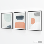 Cargar imagen en el visor de la galería, Tríptico Abstracto Conexión