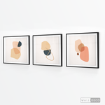 Cargar imagen en el visor de la galería, Tríptico Abstracto Nórdico Nude (Set x 3)