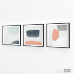 Cargar imagen en el visor de la galería, Tríptico Abstracto Conexión