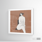 Cargar imagen en el visor de la galería, Cuadro Minimalista Figura Humana Dos