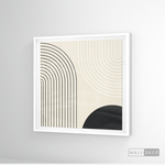 Cargar imagen en el visor de la galería, Cuadro Minimalista Line Art Arcos