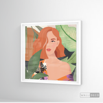 Cargar imagen en el visor de la galería, Cuadro Mujer Olivia