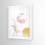 Cargar imagen en el visor de la galería, Cuadro Abstracto Nórdico Pastel Dos