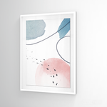 Cargar imagen en el visor de la galería, Cuadro Abstracto Nórdico Pastel tres