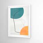 Cargar imagen en el visor de la galería, Cuadro Abstracto Nórdico Trazos Dos