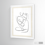 Cargar imagen en el visor de la galería, Cuadro Minimalista Figura Humana