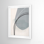 Cargar imagen en el visor de la galería, Cuadro Abstracto Nórdico Óvalos Uno