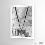 Cargar imagen en el visor de la galería, Cuadro New York Brooklyn Bridge Vertical