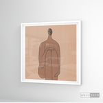 Cargar imagen en el visor de la galería, Cuadro Minimalista Figura Humana Tres