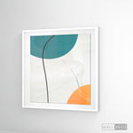 Cargar imagen en el visor de la galería, Cuadro Abstracto Nórdico Trazos Dos