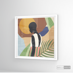 Cargar imagen en el visor de la galería, Cuadro Mujer Luanda