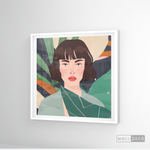 Cargar imagen en el visor de la galería, Cuadro Mujer Martina