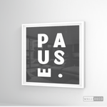 Cargar imagen en el visor de la galería, Cuadro Minimalista Pause
