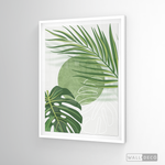 Cargar imagen en el visor de la galería, Cuadro Botánico Monstera Palma