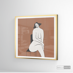 Cargar imagen en el visor de la galería, Cuadro Minimalista Figura Humana Dos