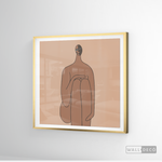 Cargar imagen en el visor de la galería, Cuadro Minimalista Figura Humana Tres