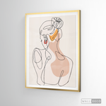 Cargar imagen en el visor de la galería, Cuadro Mujer Line Art