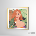 Cargar imagen en el visor de la galería, Cuadro Mujer Olivia