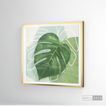 Cargar imagen en el visor de la galería, Cuadro Botánico Monstera Tropical