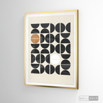 Cargar imagen en el visor de la galería, Cuadro Minimalista Geométrico Café