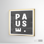 Cargar imagen en el visor de la galería, Cuadro Minimalista Pause