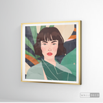 Cargar imagen en el visor de la galería, Cuadro Mujer Martina