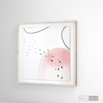 Cargar imagen en el visor de la galería, Cuadro Abstracto Nórdico Pastel tres