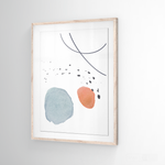 Cargar imagen en el visor de la galería, Cuadro Abstracto Nórdico Pastel Uno