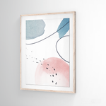 Cargar imagen en el visor de la galería, Cuadro Abstracto Nórdico Pastel tres