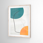 Cargar imagen en el visor de la galería, Cuadro Abstracto Nórdico Trazos Dos