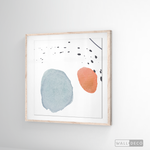 Cargar imagen en el visor de la galería, Cuadro Abstracto Nórdico Pastel Uno