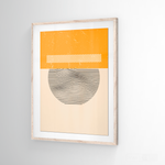 Cargar imagen en el visor de la galería, Cuadro Abstracto Minimal Sunset Yellow