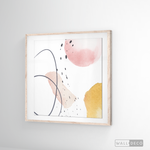 Cargar imagen en el visor de la galería, Cuadro Abstracto Nórdico Pastel Dos