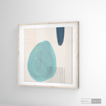 Cargar imagen en el visor de la galería, Cuadro Abstracto Reposo en Azul