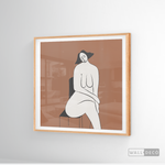 Cargar imagen en el visor de la galería, Cuadro Minimalista Figura Humana Dos