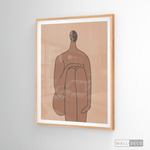 Cargar imagen en el visor de la galería, Cuadro Minimalista Figura Humana Tres