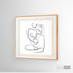 Cargar imagen en el visor de la galería, Cuadro Minimalista Figura Humana