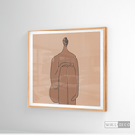 Cargar imagen en el visor de la galería, Cuadro Minimalista Figura Humana Tres