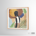 Cargar imagen en el visor de la galería, Cuadro Mujer Luanda