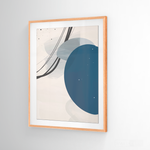 Cargar imagen en el visor de la galería, Cuadro Abstracto Nórdico Óvalos Dos