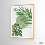 Cargar imagen en el visor de la galería, Cuadro Botánico Monstera Palma