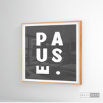 Cargar imagen en el visor de la galería, Cuadro Minimalista Pause