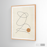 Cargar imagen en el visor de la galería, Cuadro Minimalista Knot Café