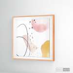 Cargar imagen en el visor de la galería, Cuadro Abstracto Nórdico Pastel Dos