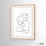 Cargar imagen en el visor de la galería, Cuadro Minimalista Figura Humana