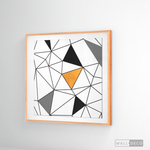 Cargar imagen en el visor de la galería, Cuadro Abstracto Prisma Pirámide