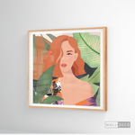 Cargar imagen en el visor de la galería, Cuadro Mujer Olivia